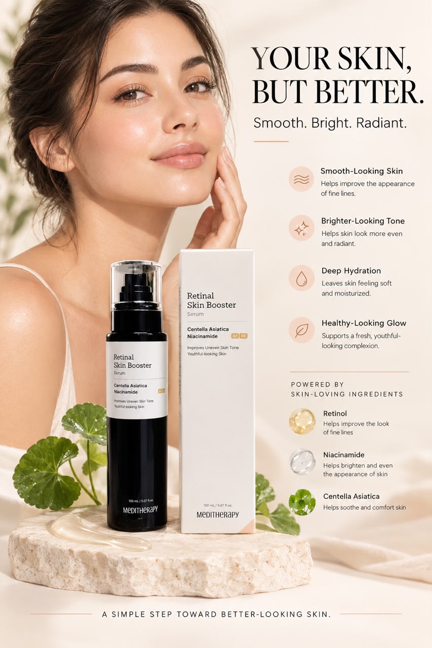 Retinal skin booster serum