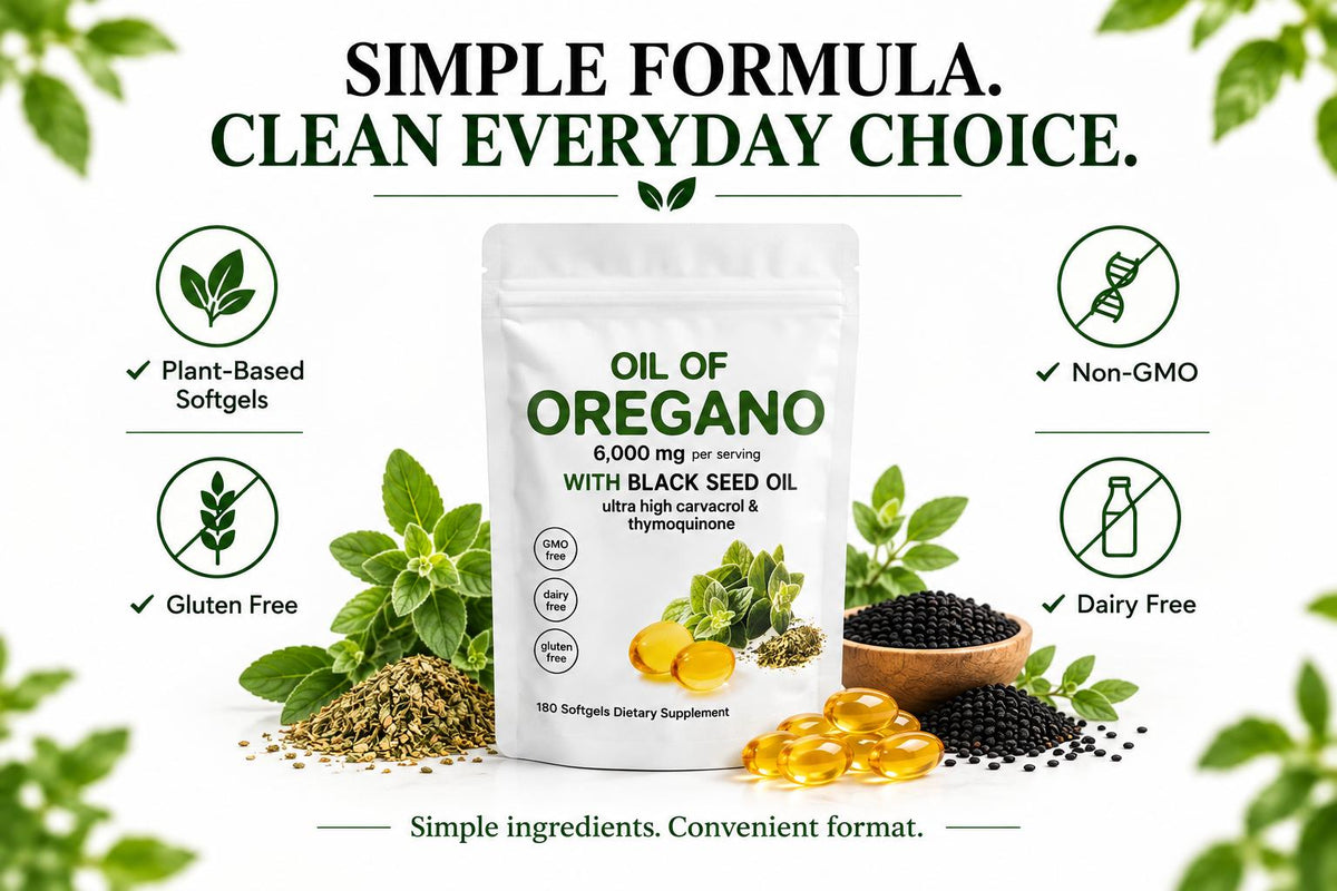 OregaCore™ — 6000mg Oil of Oregano Softgels