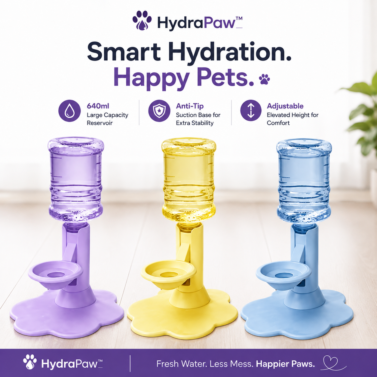 HydraPaw™ — Fresh Water, Happy Paws.