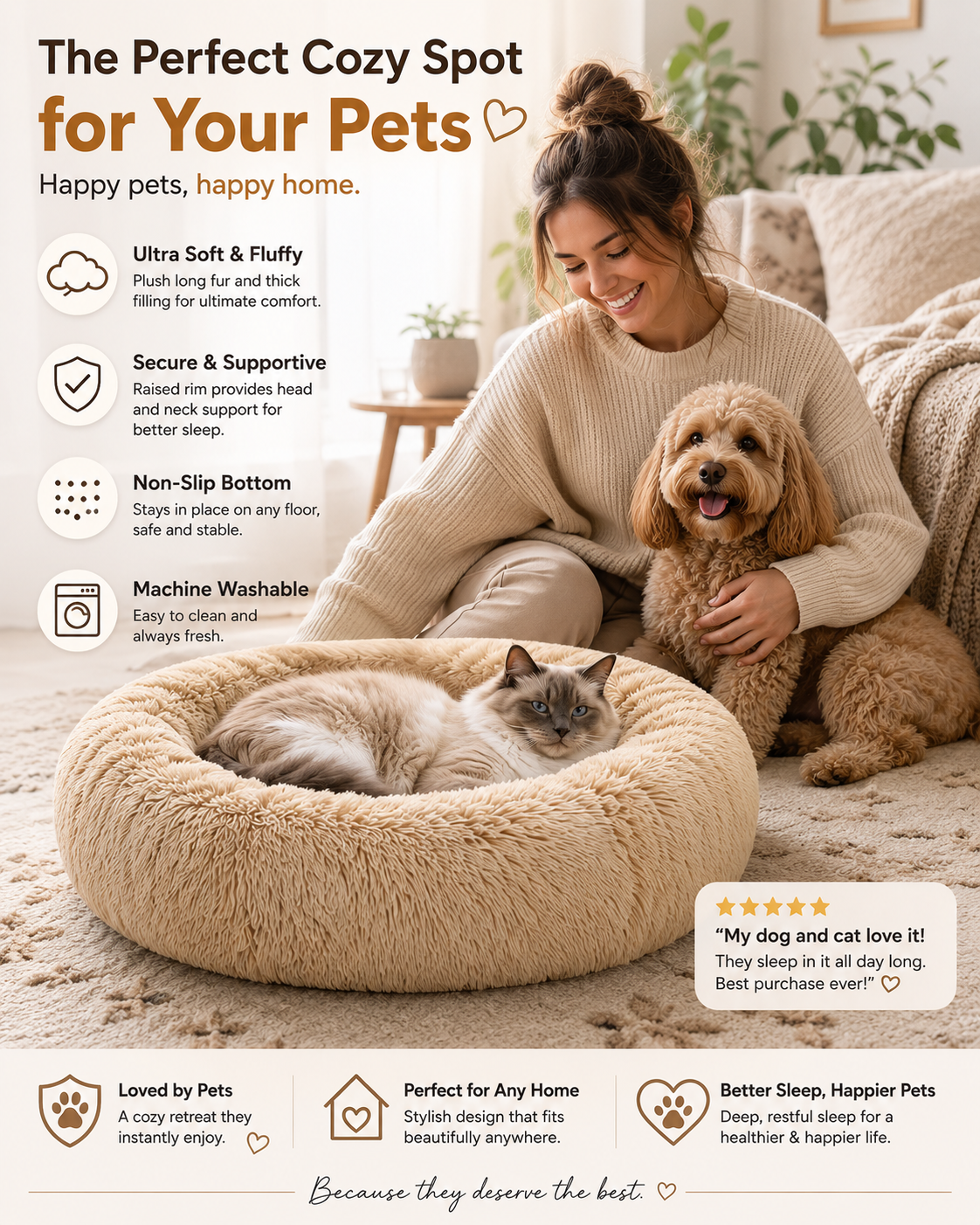 CloudPaws™ Calming Bed