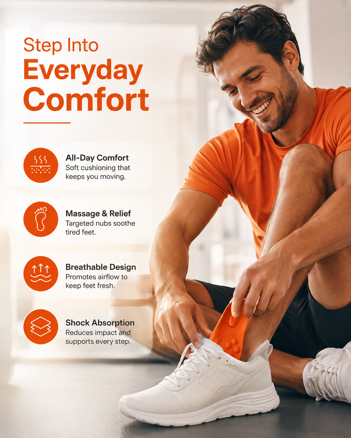 SoleLift™
4D Arch Support Insoles