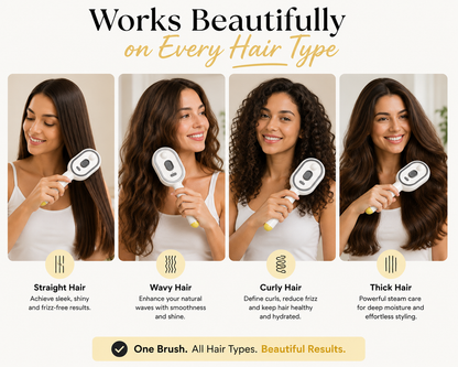 HydraMist™ Steam Hair Brush