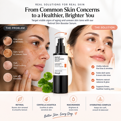 Retinal skin booster serum