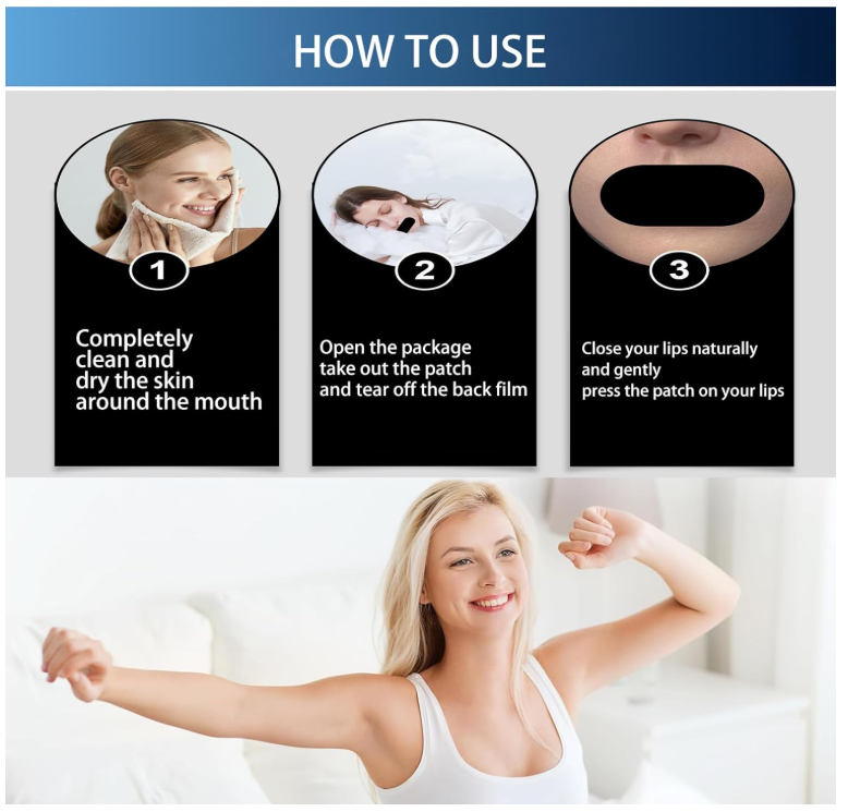SilentSeal™ Premium Sleep Mouth Tape