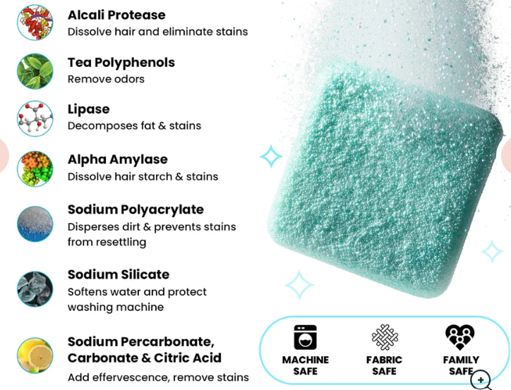 PetFresh™ Washing Machine Cleaner Tablets