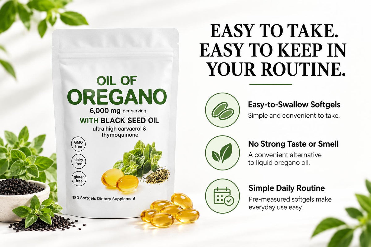 OregaCore™ — 6000mg Oil of Oregano Softgels