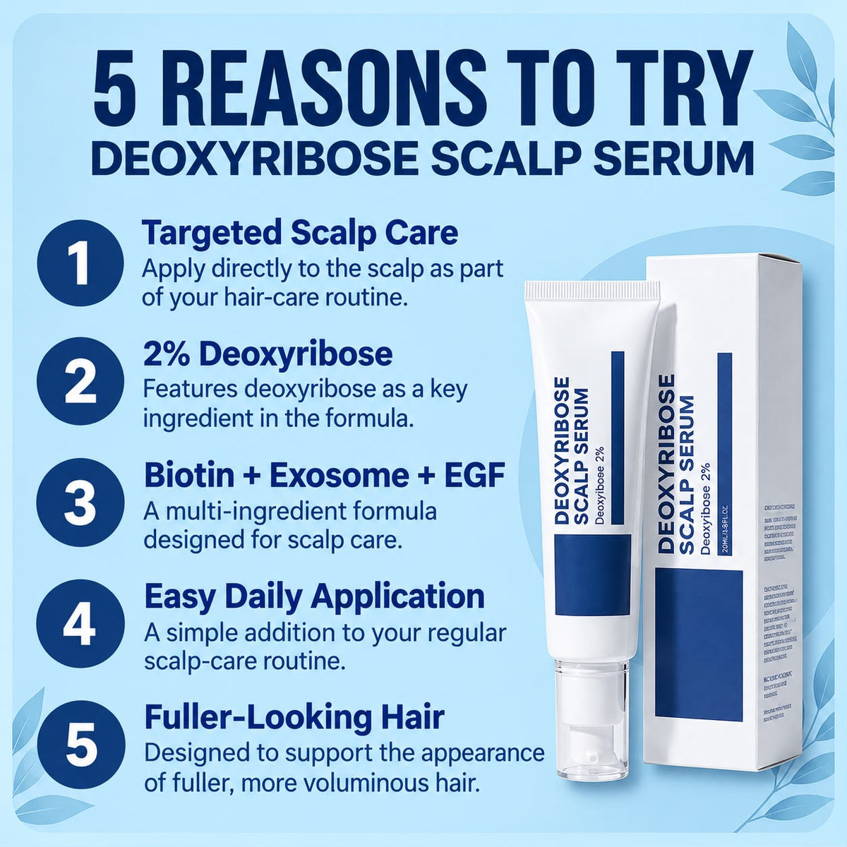 Deoxyribose Scalp Serum